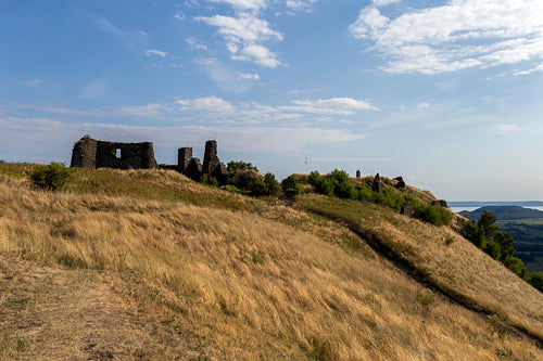 Ruins of the castle of Csobánc