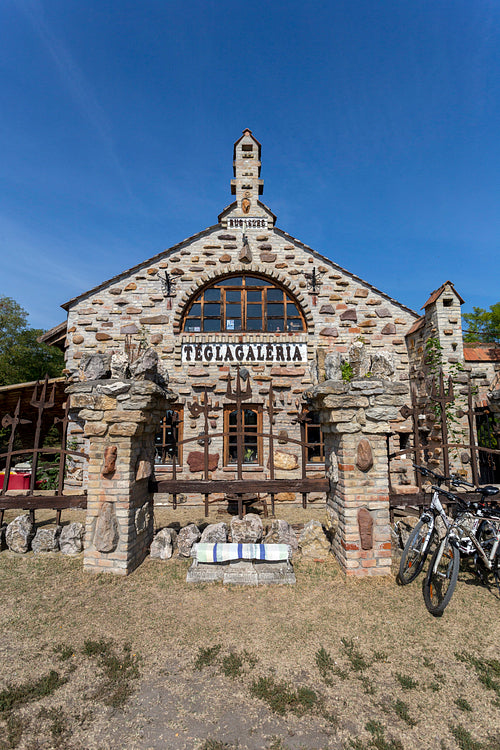 The "Brick gallery" in Balatonboglár
