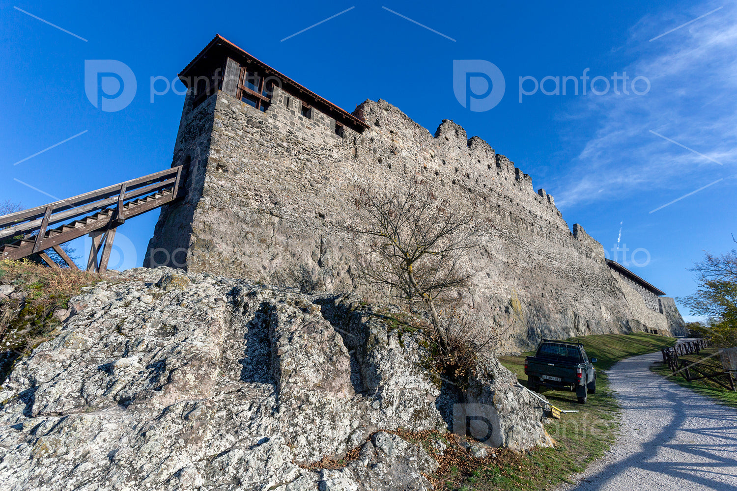 The Citadel castle of Visegrád