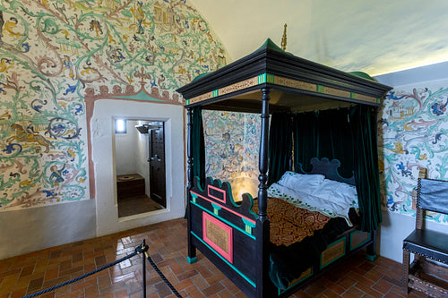 Interior of the castle of Füzér