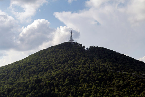 The lookout tower of Magas-hegy in Sátoraljaújhely