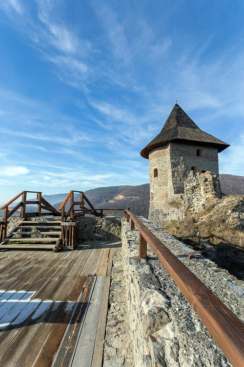 Castle of Somoskő on the border of Hungary and Slovakia