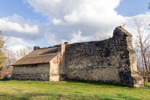 Ruin church in Radpuszta