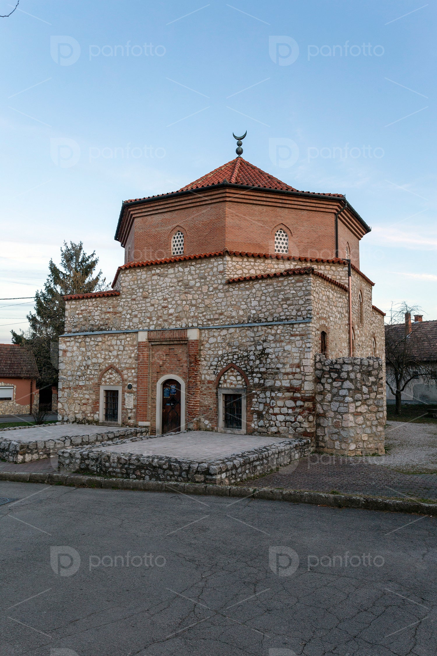 Malkocs Bej Mosque in Siklos, Hungary.