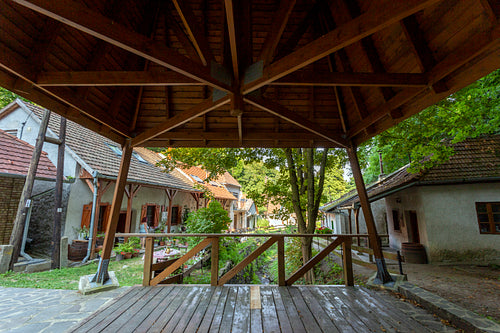 Wine cellars in Zsólyomka valley