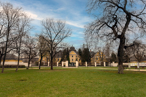 The garden of the Grassalkovich Palace in Hatvan