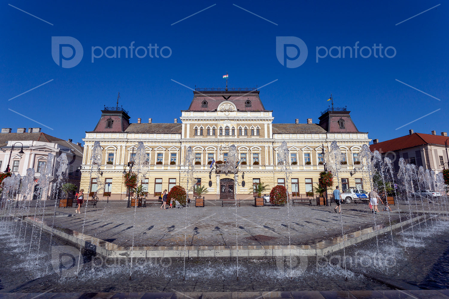 Town hall in Baja, Hungary
