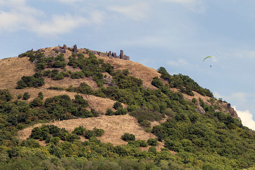 Ruins of the castle of Csobánc