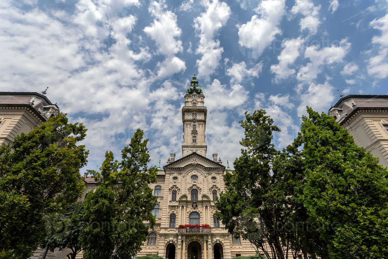 Town hall of Gyor, Hungary