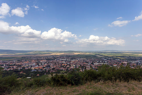 Sátoraljaújhely view from the Szár-hegy