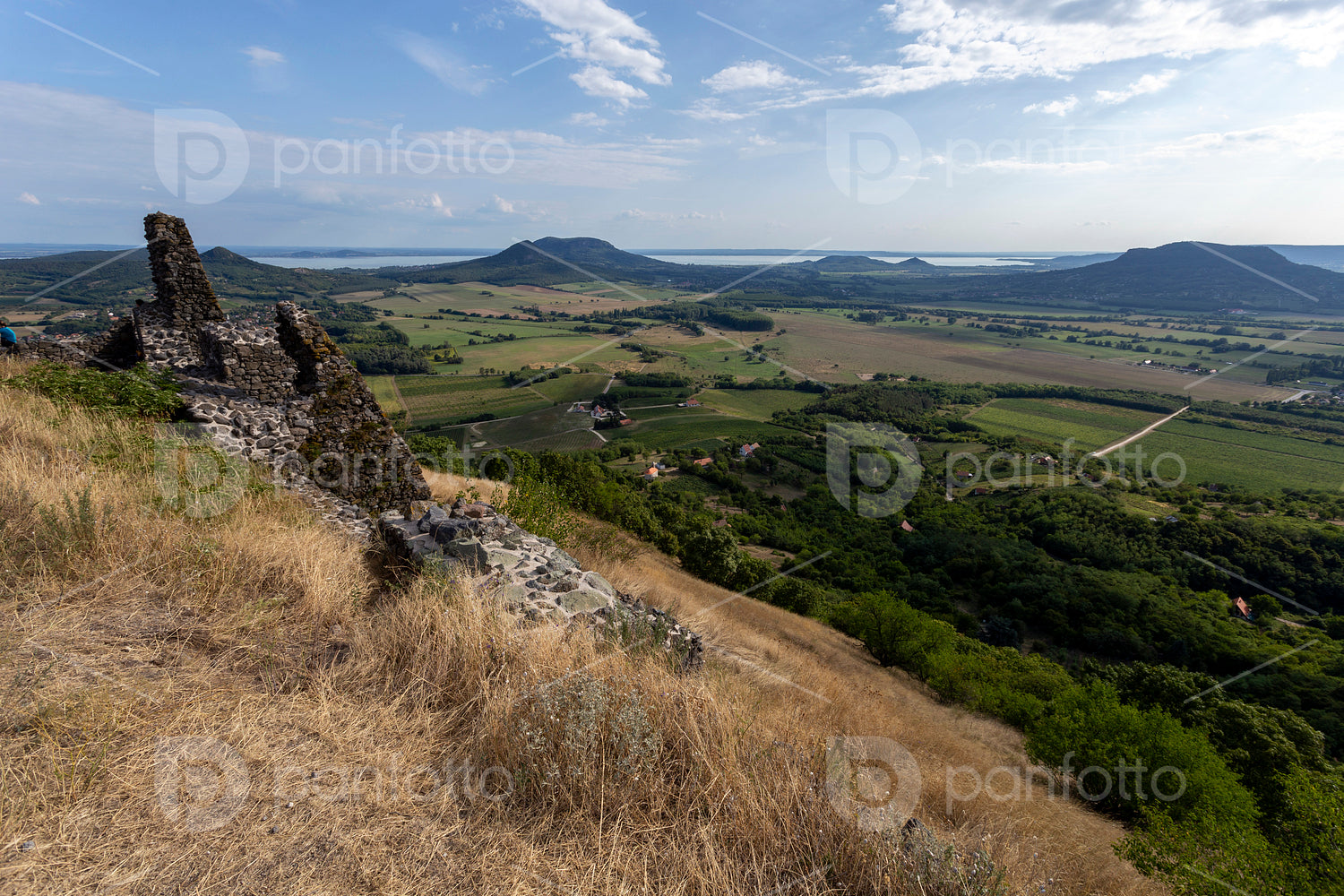 Ruins of the castle of Csobánc