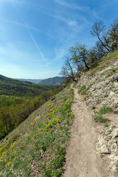 Spartacus trail in the Visegrád Mountains