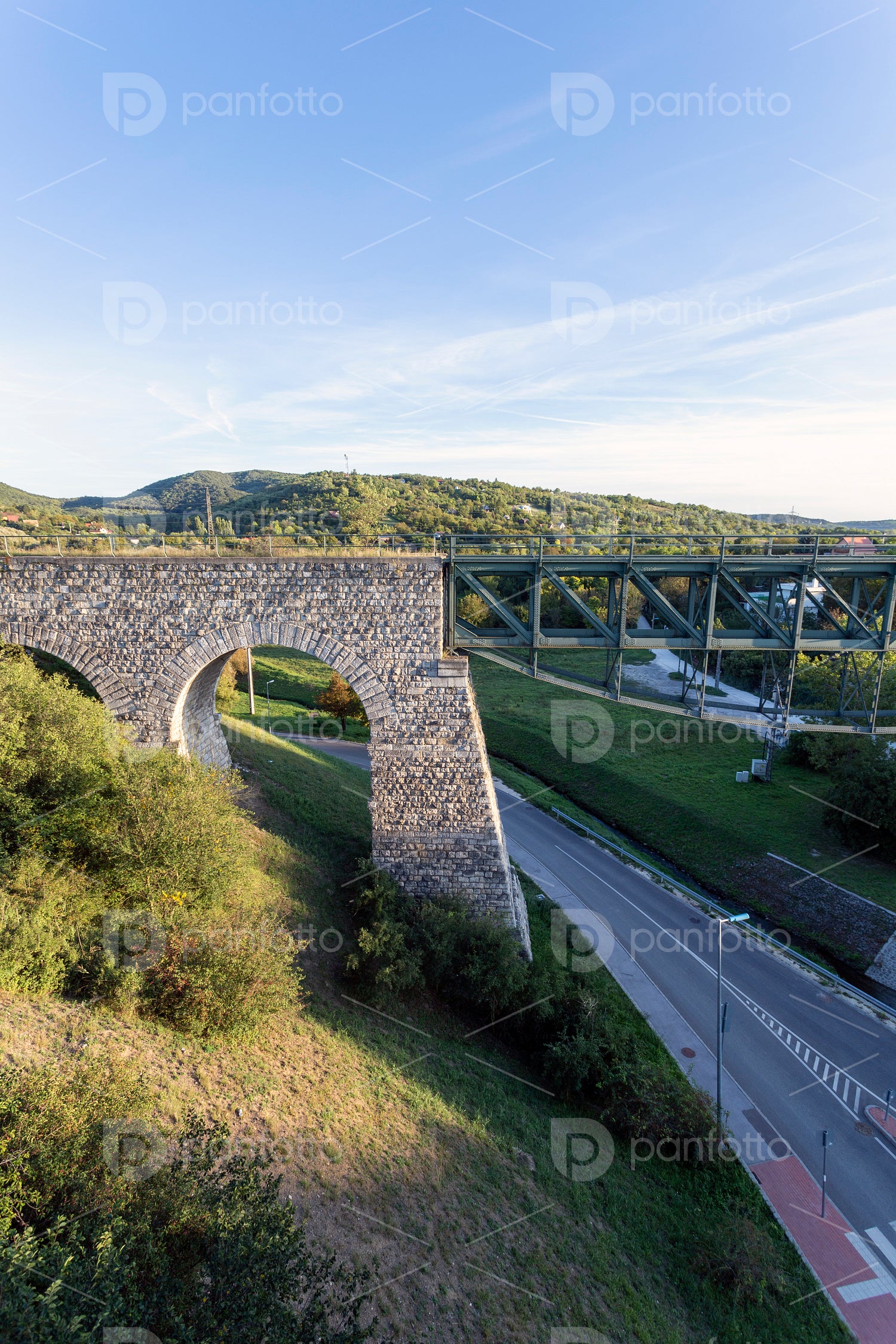 Railway viaduct in Biatorbágy, Hungary