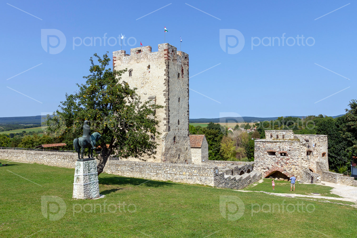 Kinizsi castle in Nagyvázsony