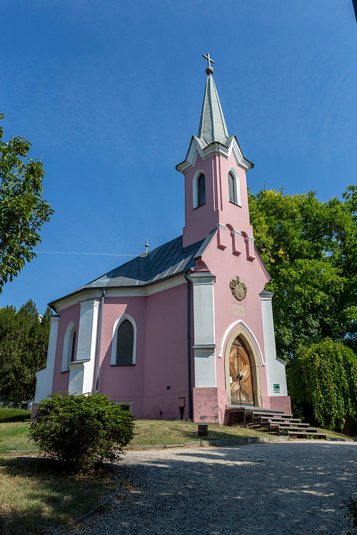 The Red chapel in Balatonboglár