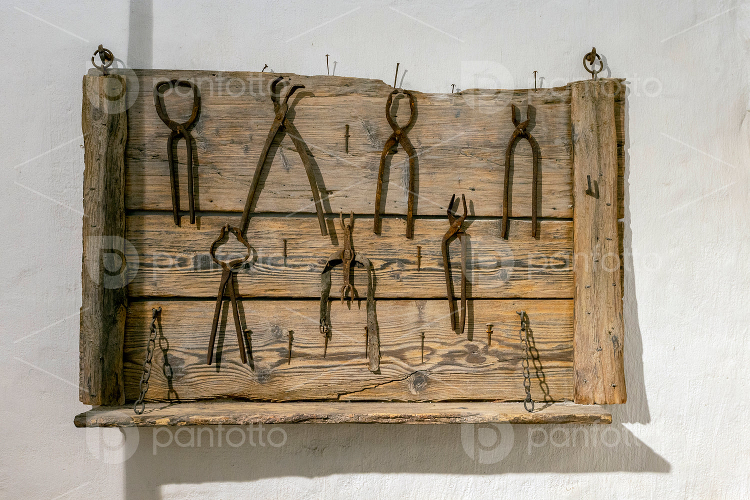 Tools of torture in the Thury castle