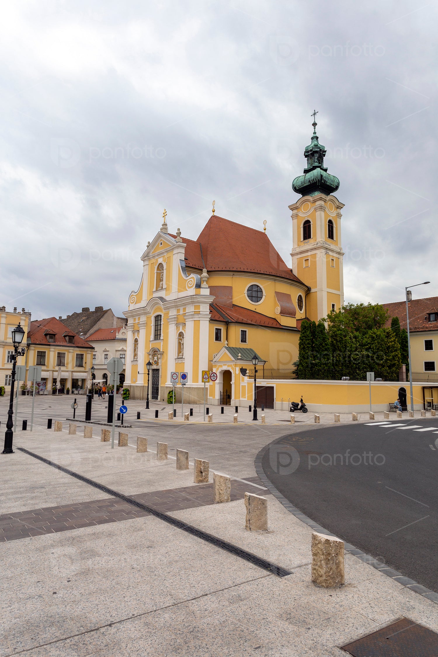 Carmelite church in Gyor, Hungary