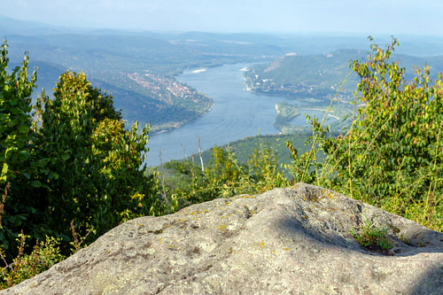 The Danube bend view from the Prédikálószék