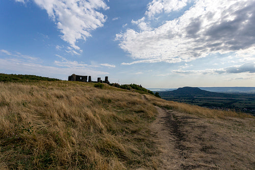 Ruins of the castle of Csobánc