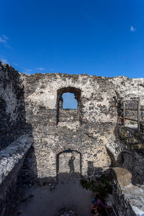 Ruins of the castle of Csobánc
