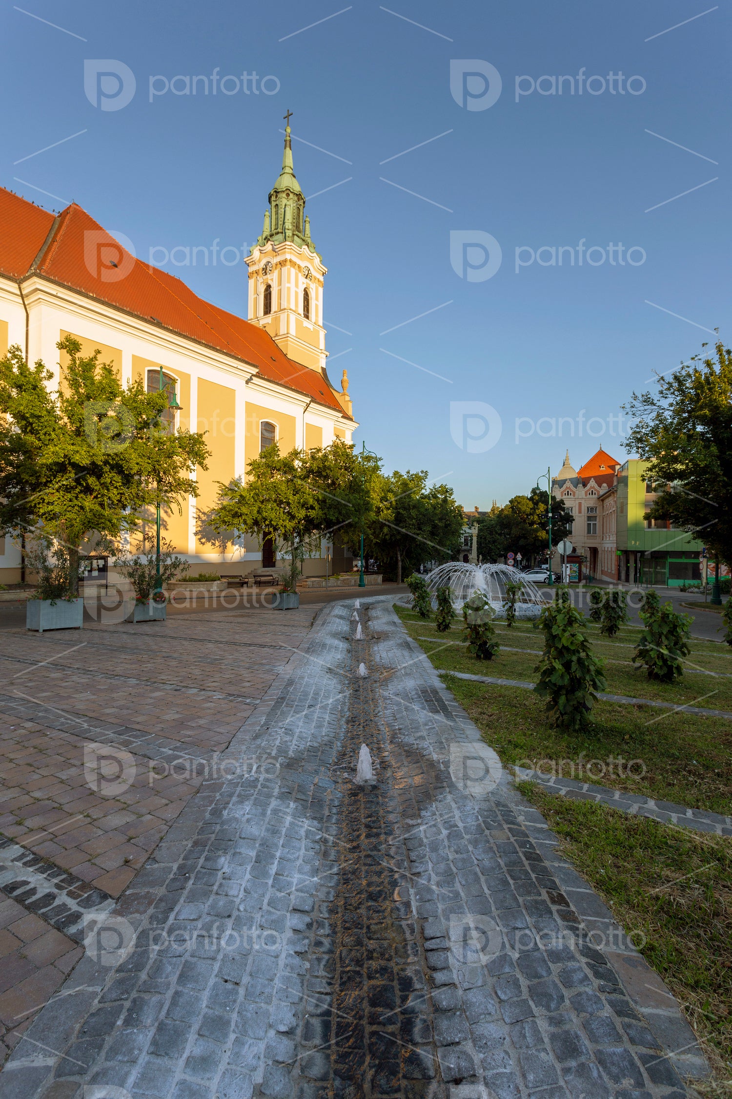 Catholic church in Szekszard, Hungary