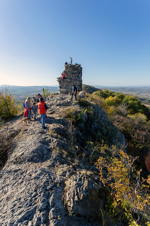 Ruins of the castle of Szanda