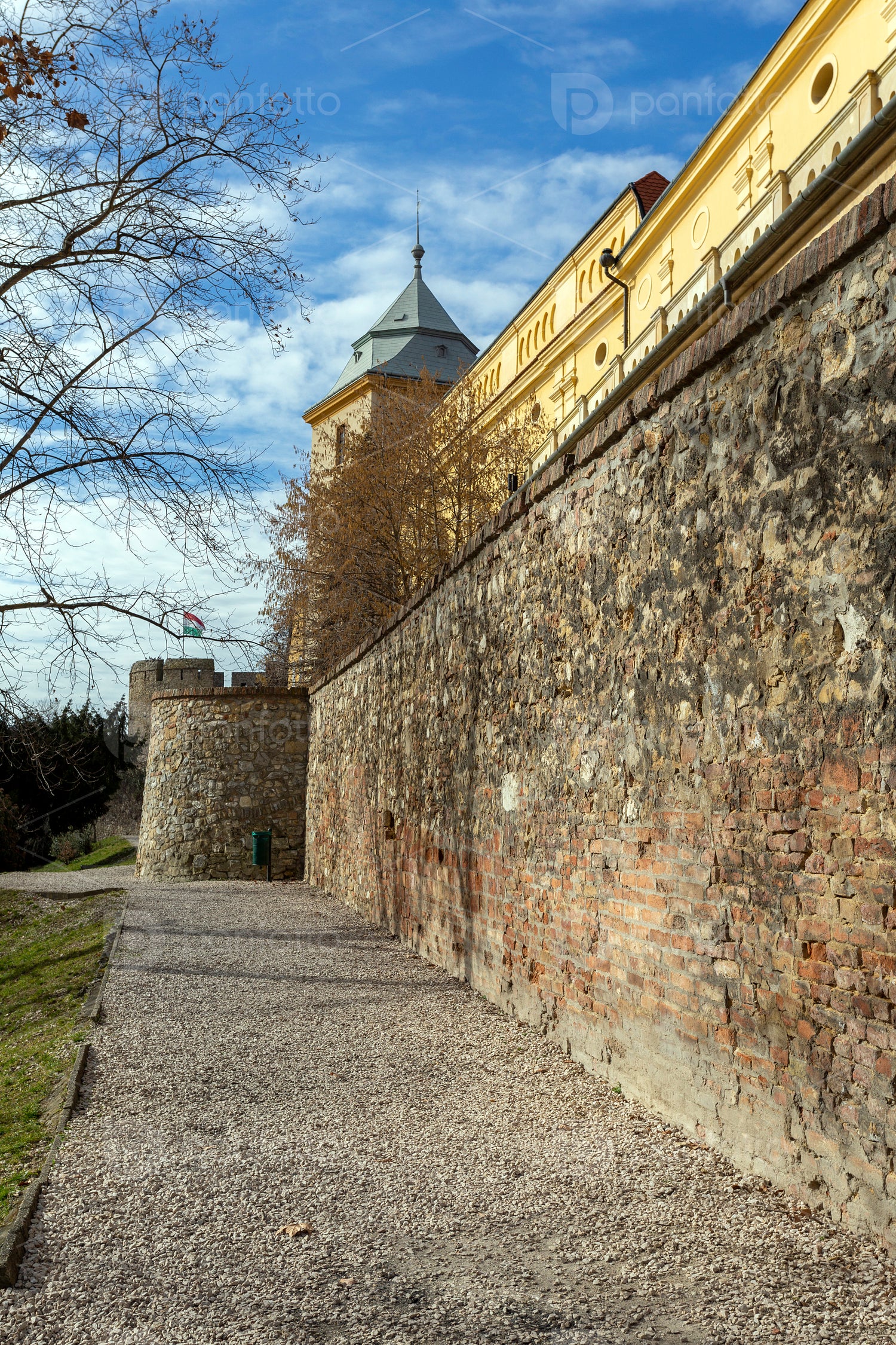 The Barbican bastion in Pecs, Hungary.