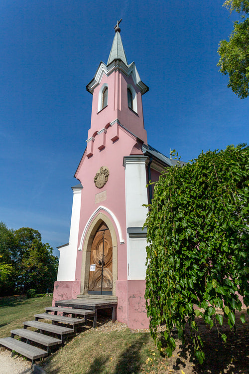 The Red chapel in Balatonboglár
