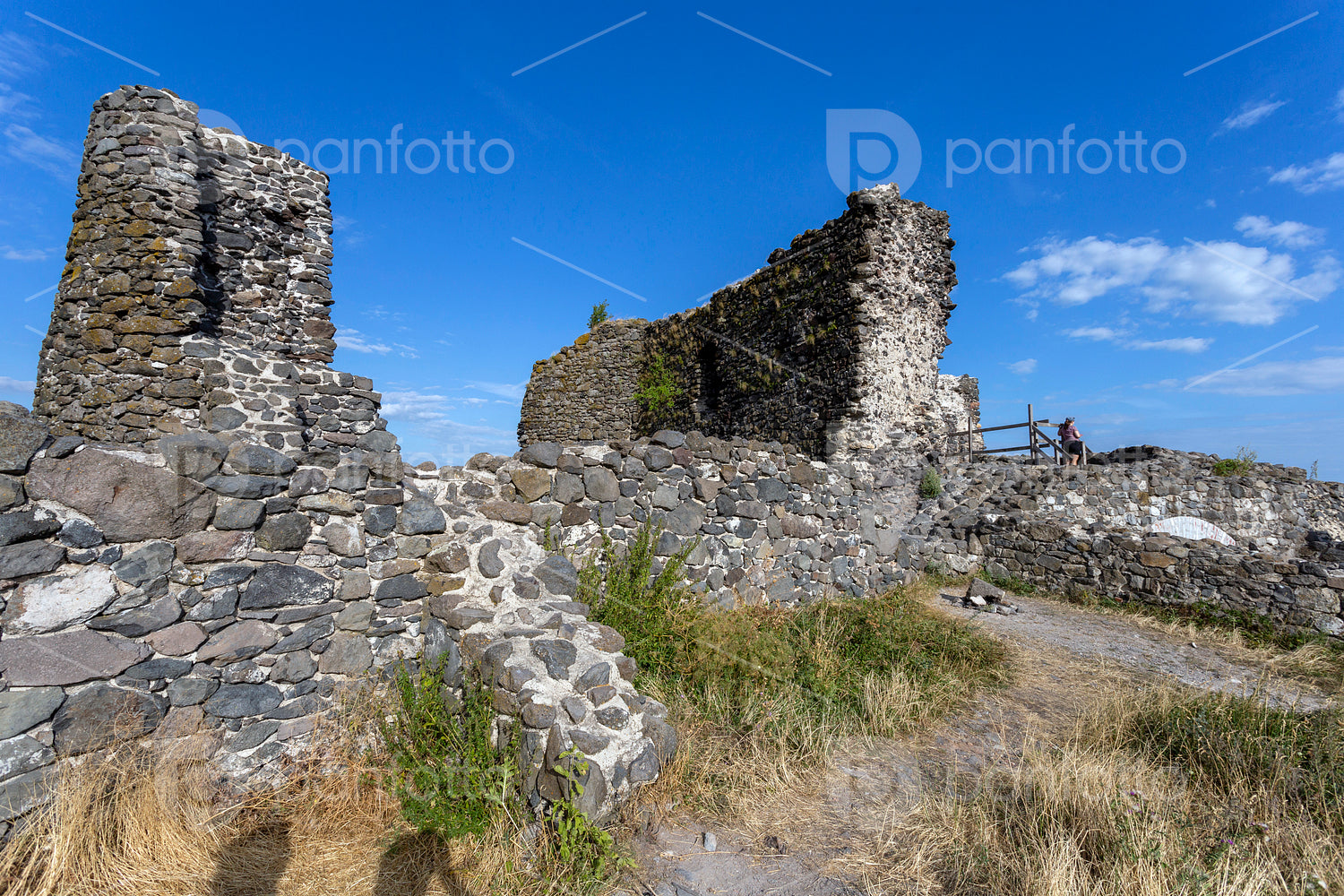 Ruins of the castle of Csobánc