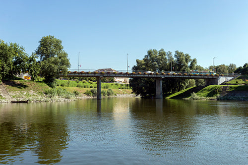 Sugovica riverbank in Baja, Hungary