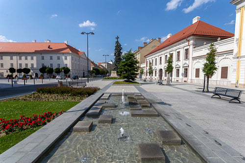 Summer day in Szombathely, Hungary