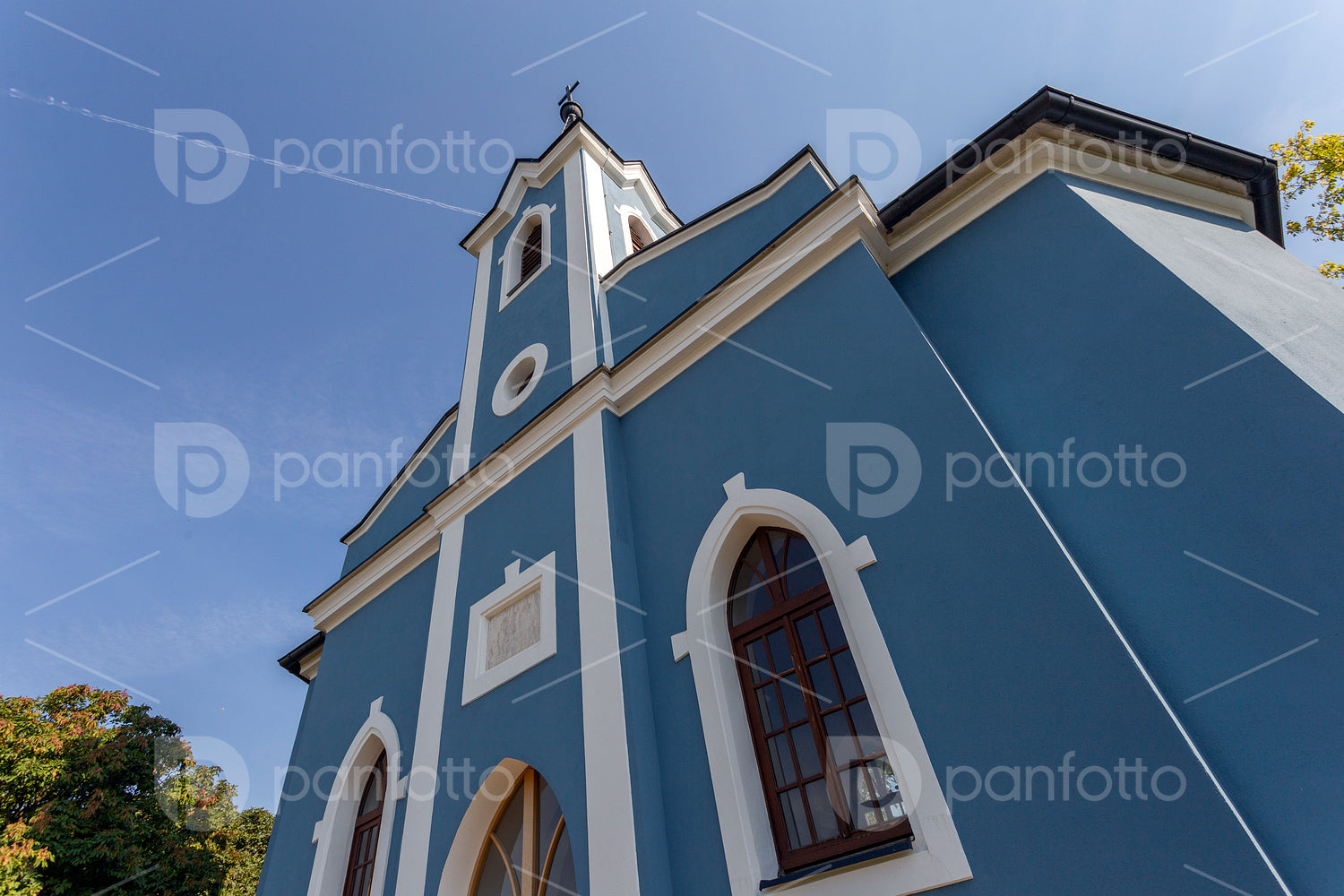 The Blue chapel in Balatonboglár