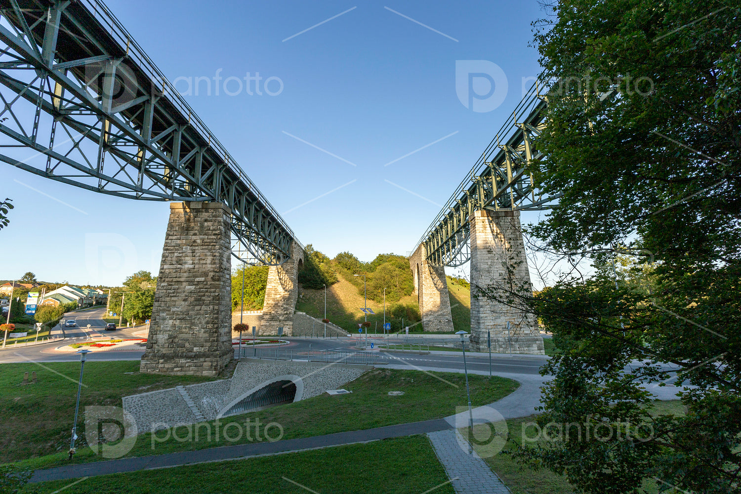 Railway viaduct in Biatorbágy, Hungary