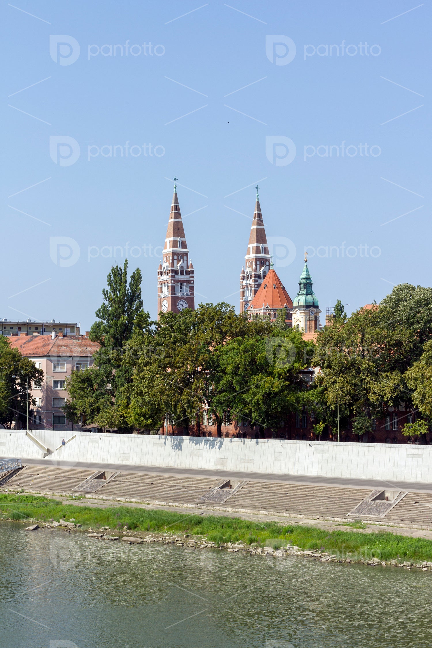 The river Tisza at Szeged