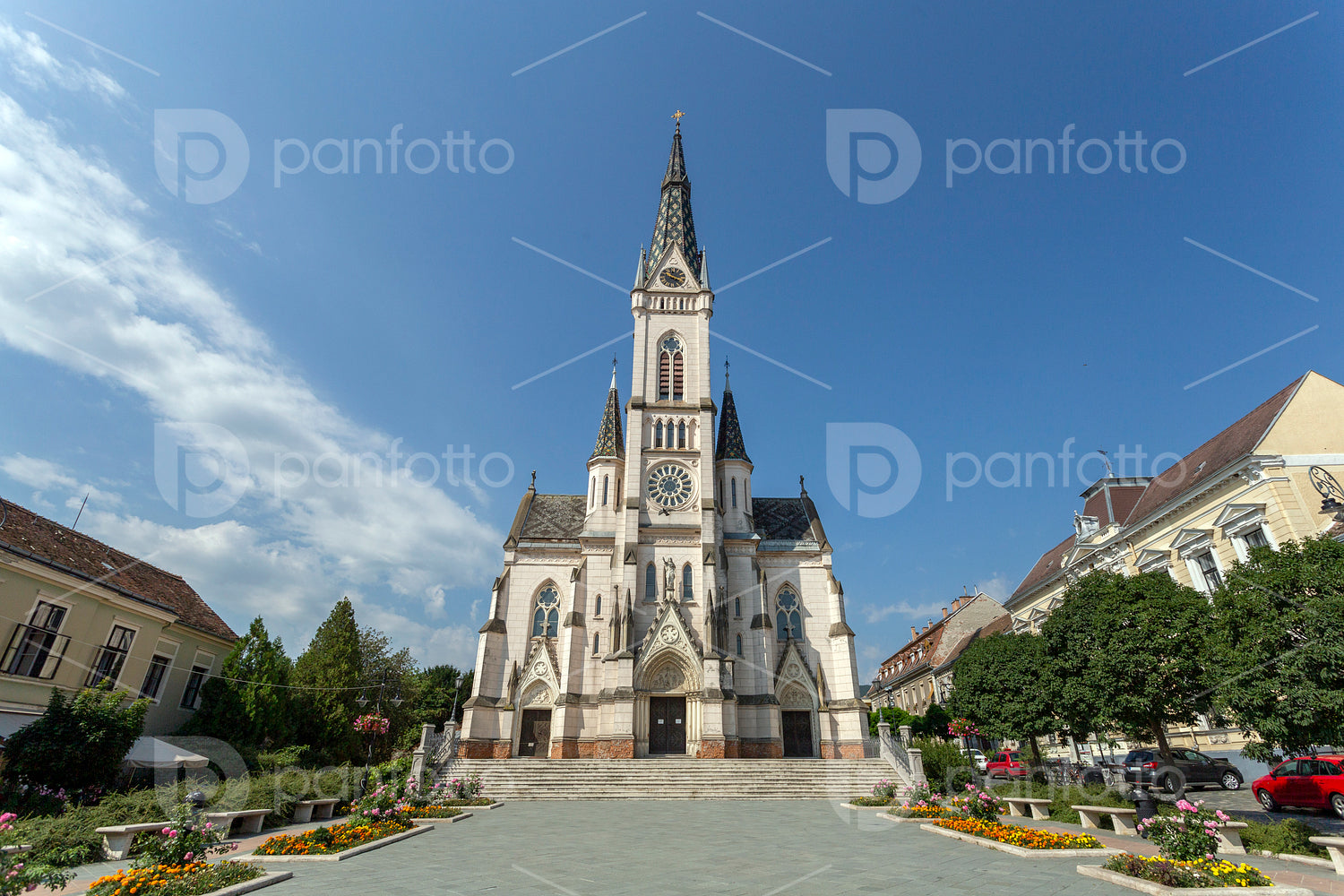 Sacred Heart Church in Koszeg, Hungary