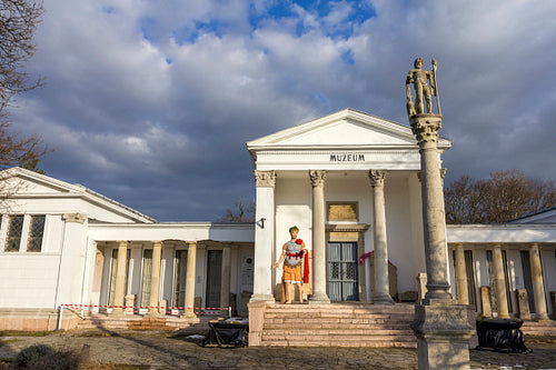 Roman ruins in Aquincum