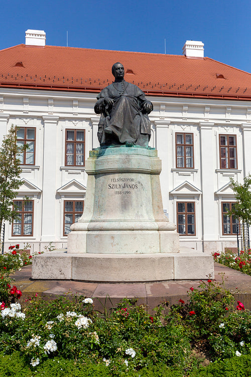 Statue of Janos Szily in Szombathely, Hungary