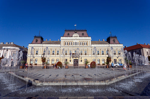 Town hall in Baja, Hungary