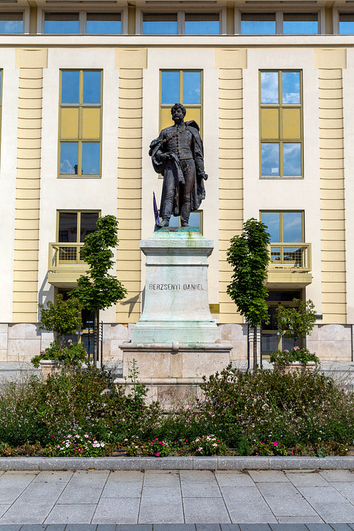 Statue of Daniel Berzsenyi in Szombathely, Hungary