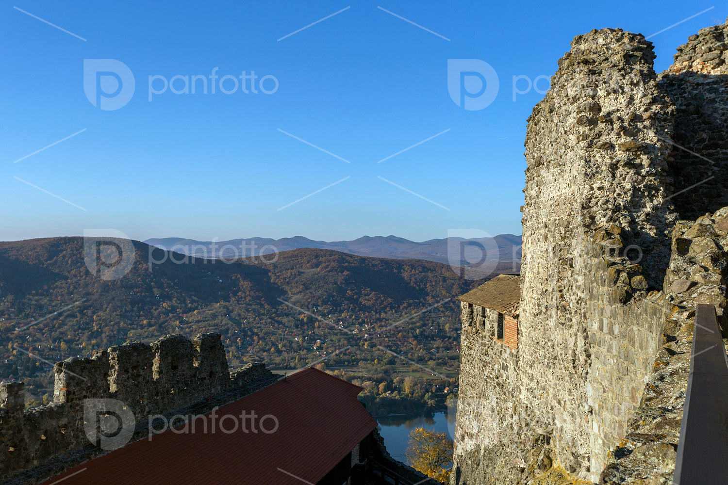 The Citadel castle of Visegrád