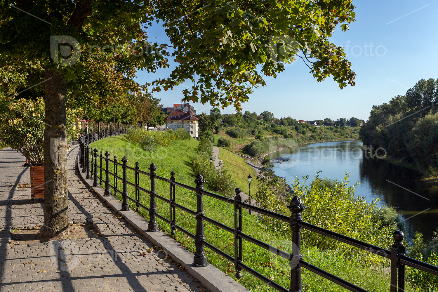 Sugovica (Danube) riverbank in Baja, Hungary