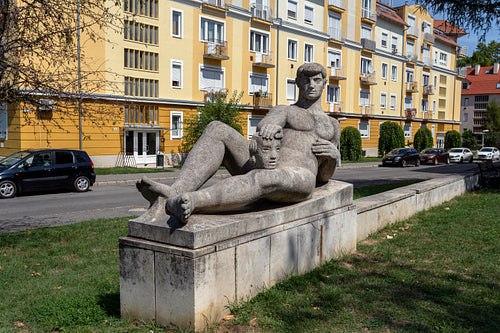 Sculpture in Zalaegerszeg