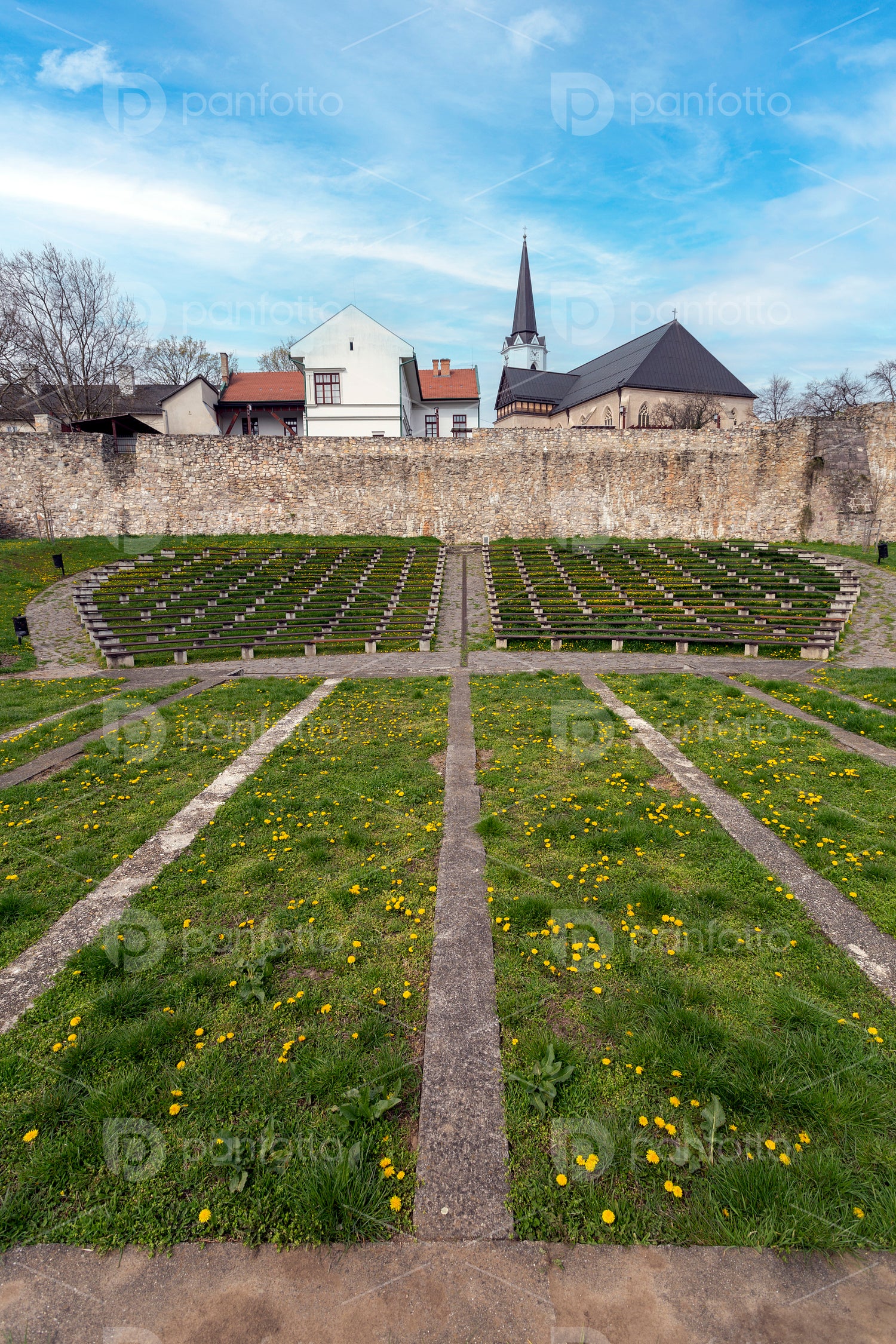Outdoor theatre at the Castle of Sárospatak