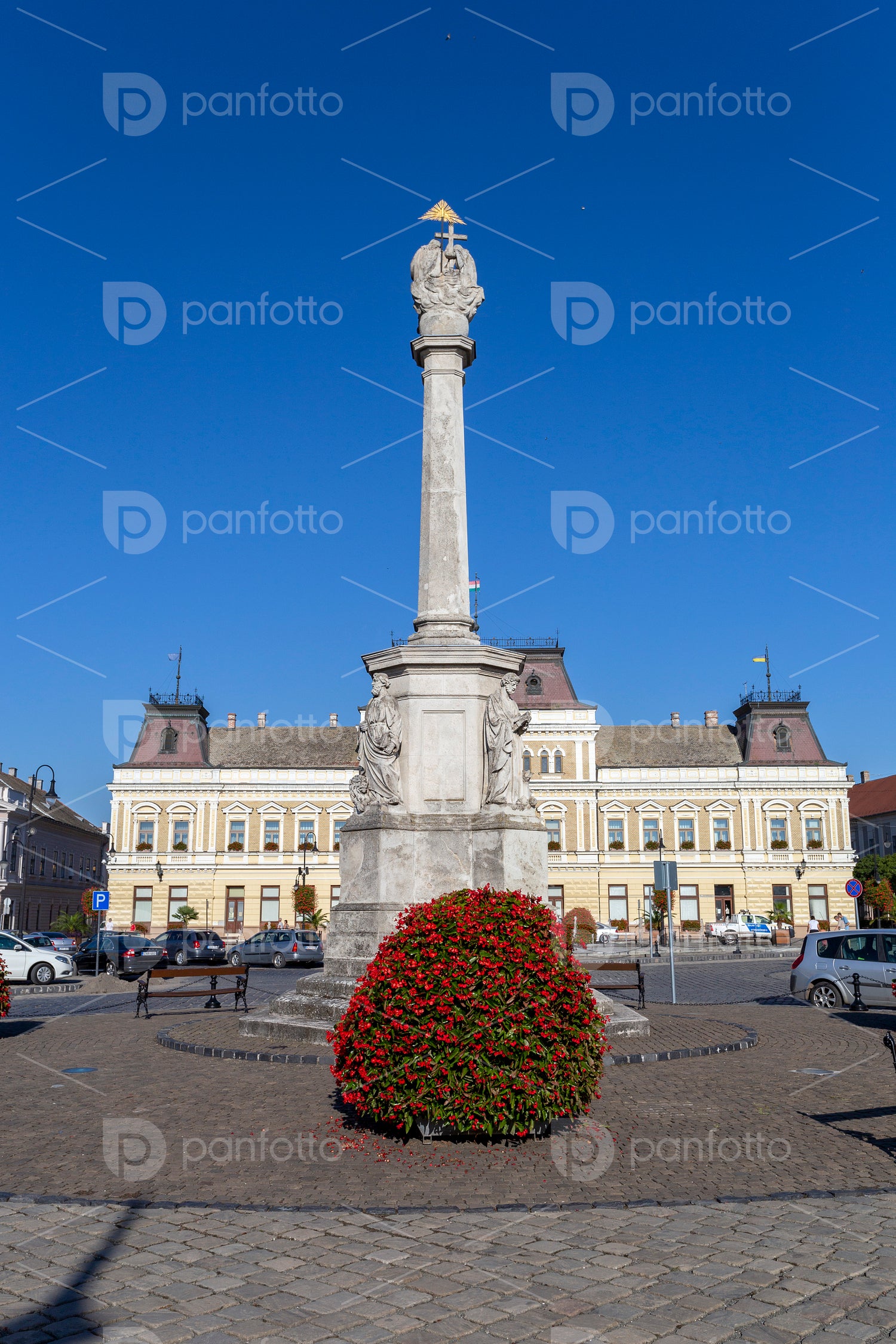 Town hall in Baja, Hungary