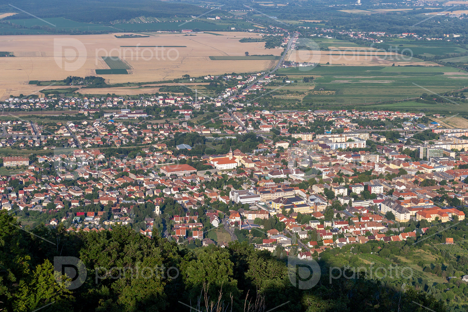 Sátoraljaújhely view from the Magas-hegy