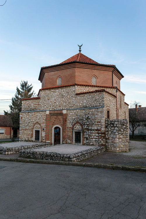 Malkocs Bej Mosque in Siklos, Hungary.
