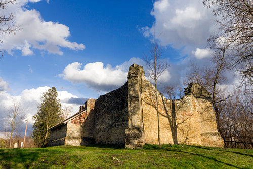 Ruin church in Radpuszta