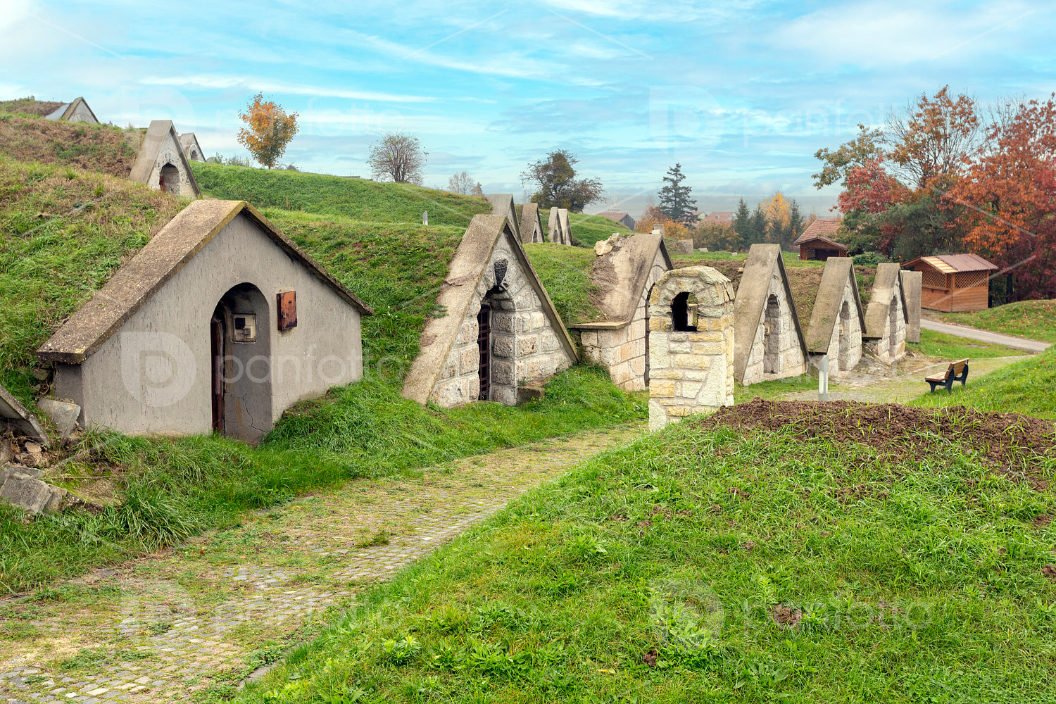 Wine cellars in Hercegkút