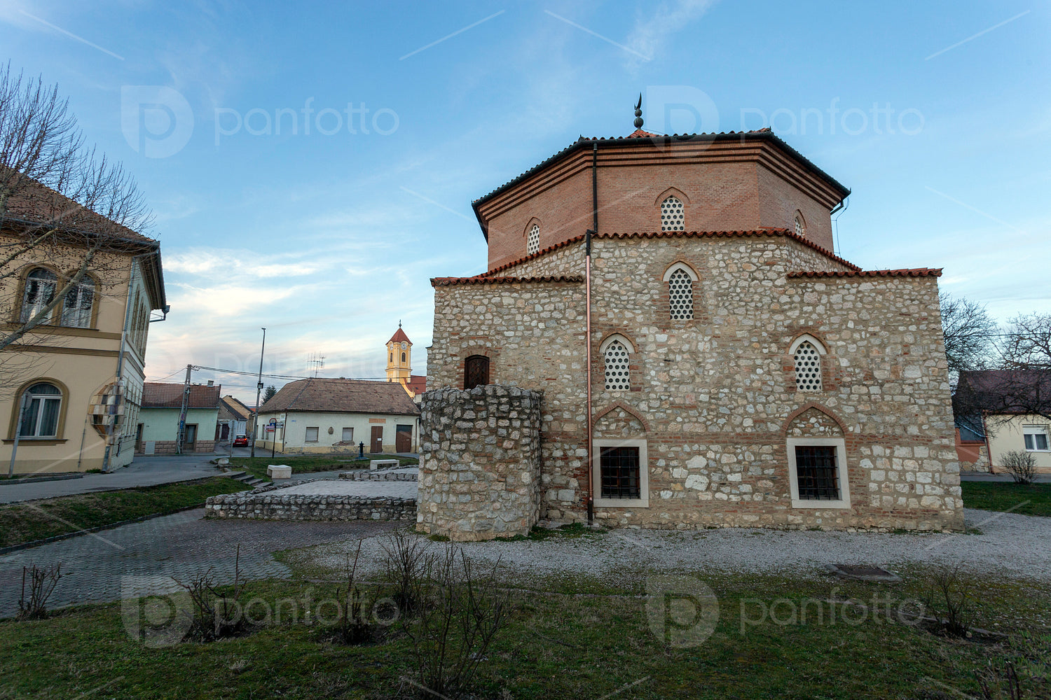 Malkocs Bej Mosque in Siklos, Hungary.