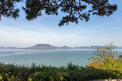 Lake Balaton view from Fonyód, Hungary.